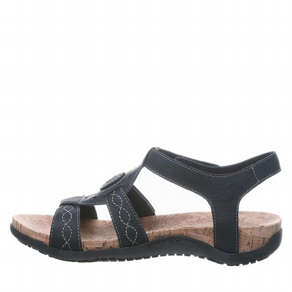 Sandalias Bearpaw Ridley II Mujer Negras | GDP7748DE