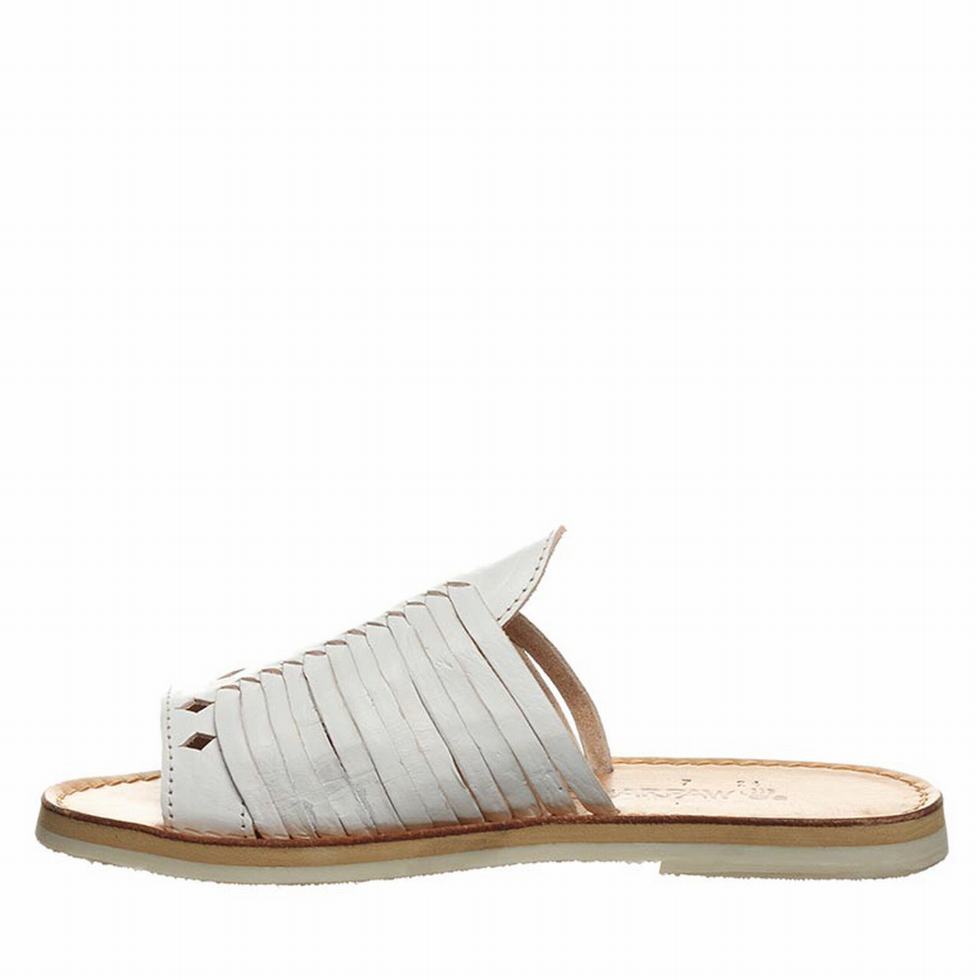 Sandalias Bearpaw Rosa Mujer Blancas | RJQ3552VB