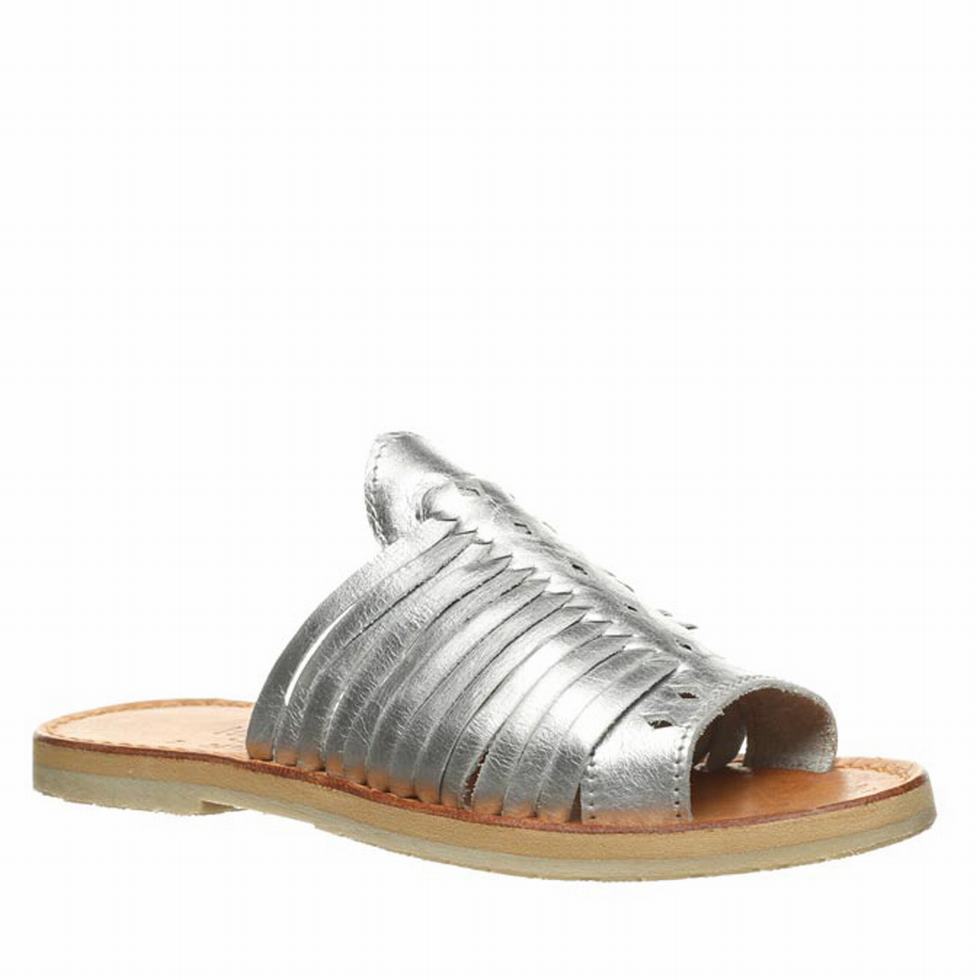 Sandalias Bearpaw Rosa Mujer Gris | VWF448TZ