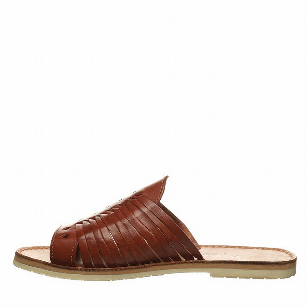 Sandalias Bearpaw Rosa Mujer Marrones | JUR6985UU