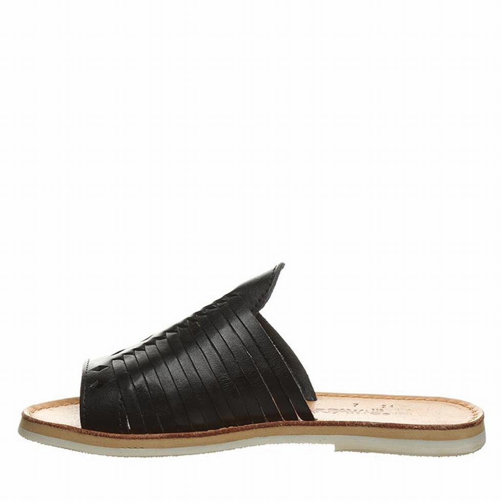 Sandalias Bearpaw Rosa Mujer Negras | WVP448YV