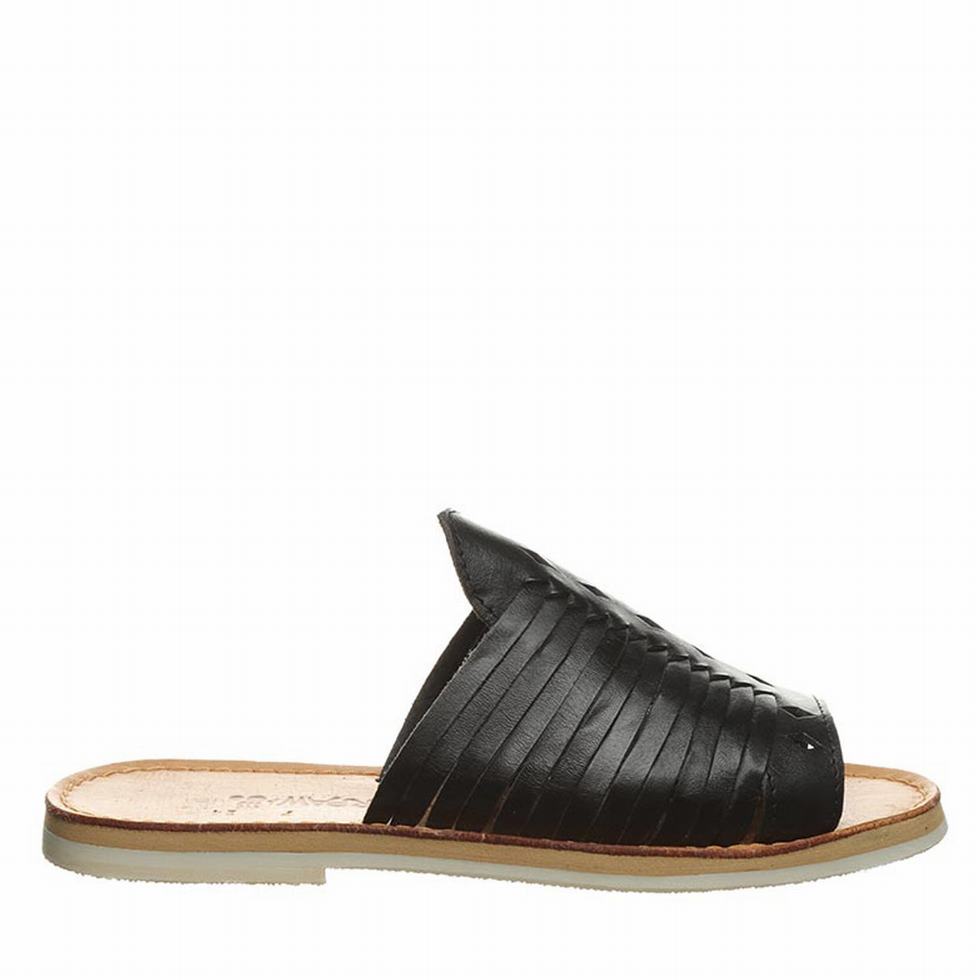 Sandalias Bearpaw Rosa Mujer Negras | WVP448YV