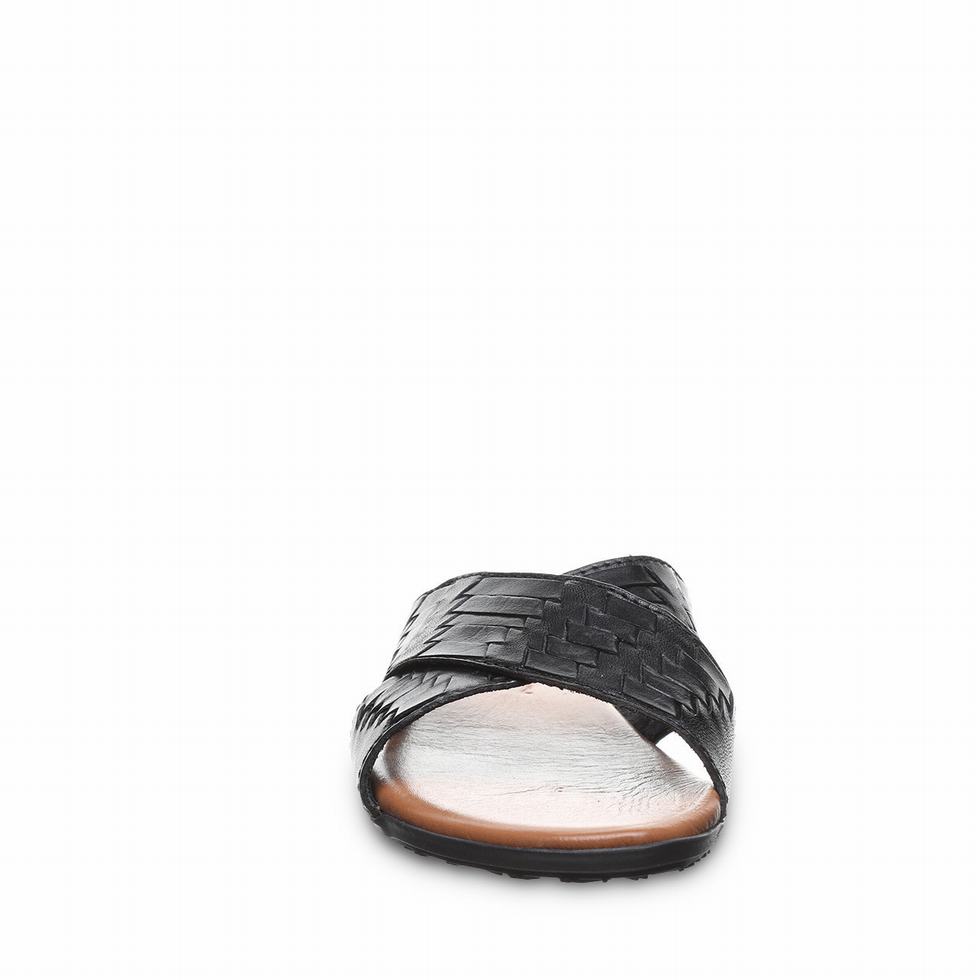 Sandalias Bearpaw Ximena Mujer Negras | LAS4823SR