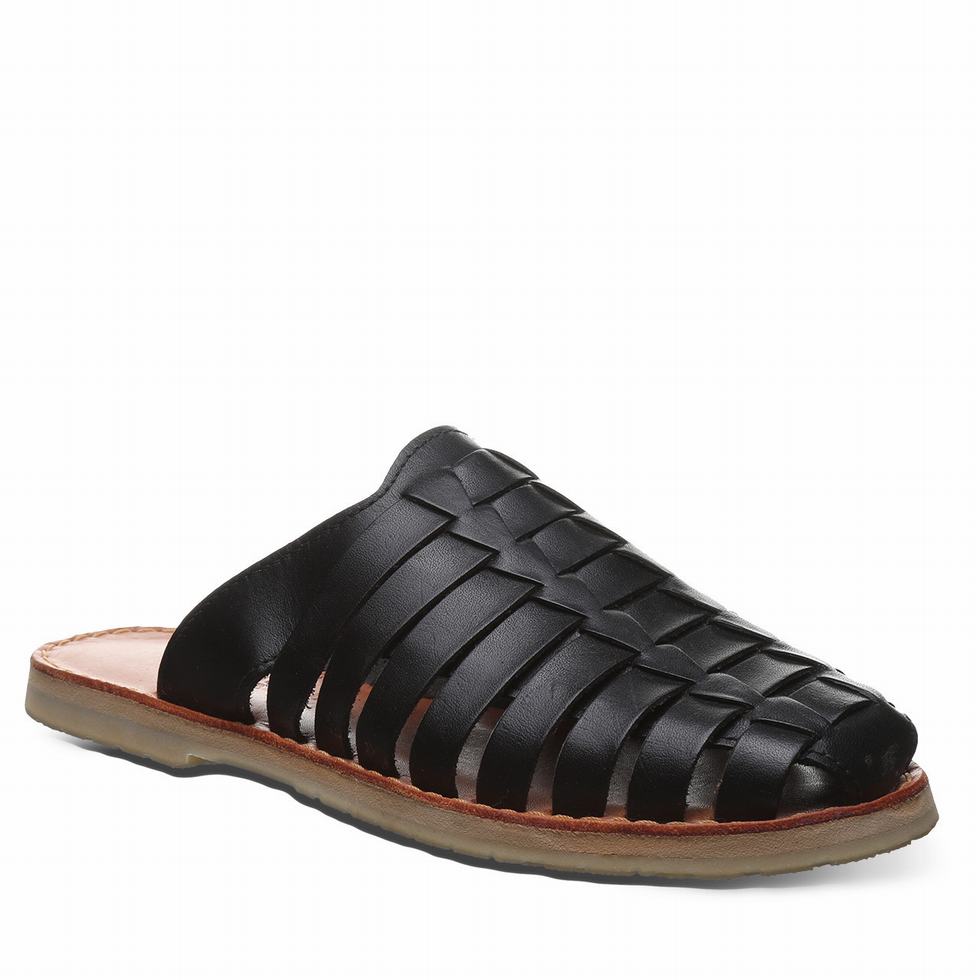 Sandalias Bearpaw Zelda Mujer Negras | OKV6976LV