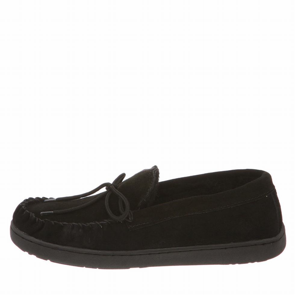 loafers Bearpaw Moc II Hombre Negras | QPD8478EX