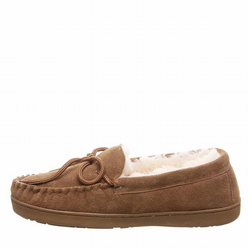 loafers Bearpaw Moc II Wide Hombre Marrones | MUV4683SB