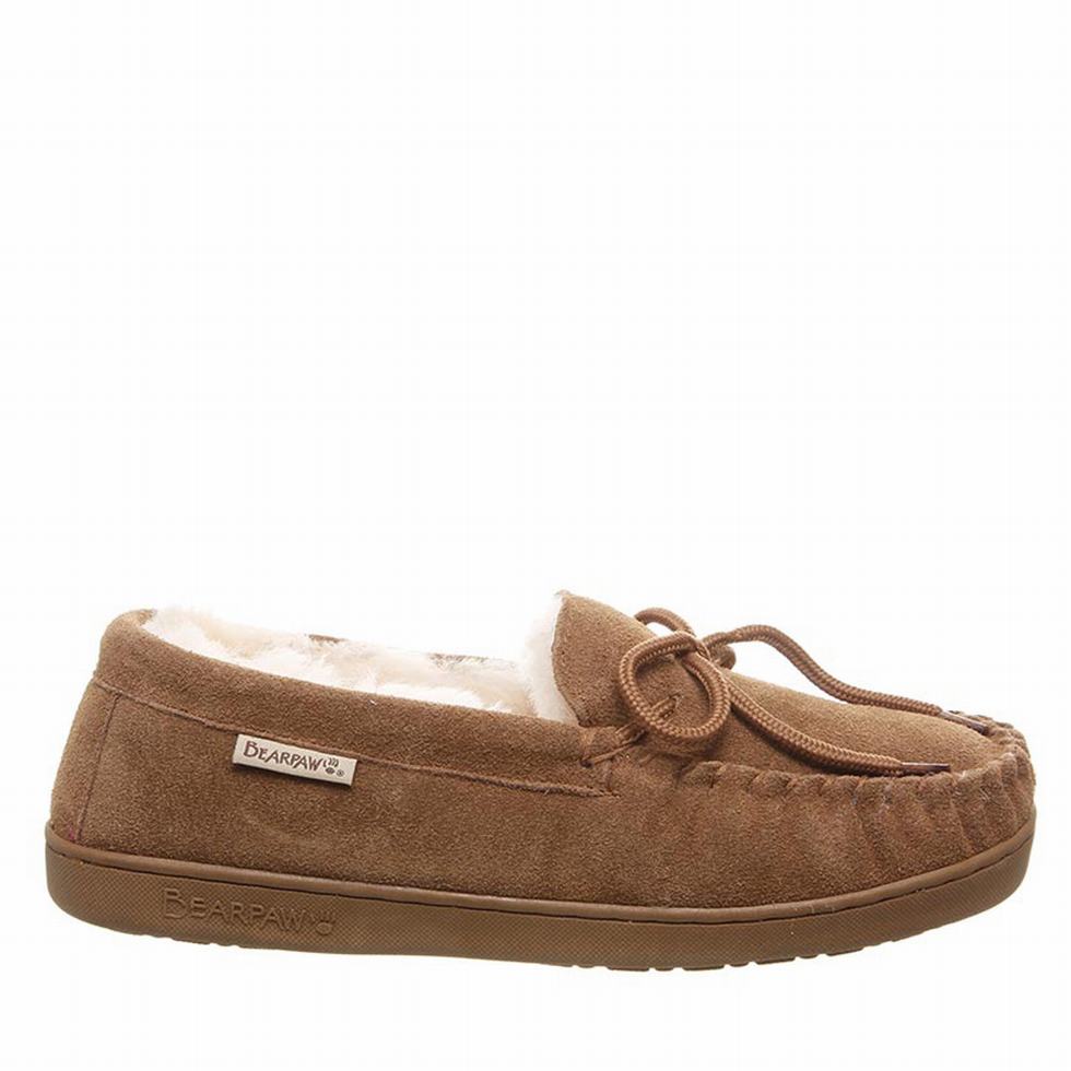 loafers Bearpaw Moc II Wide Hombre Marrones | MUV4683SB